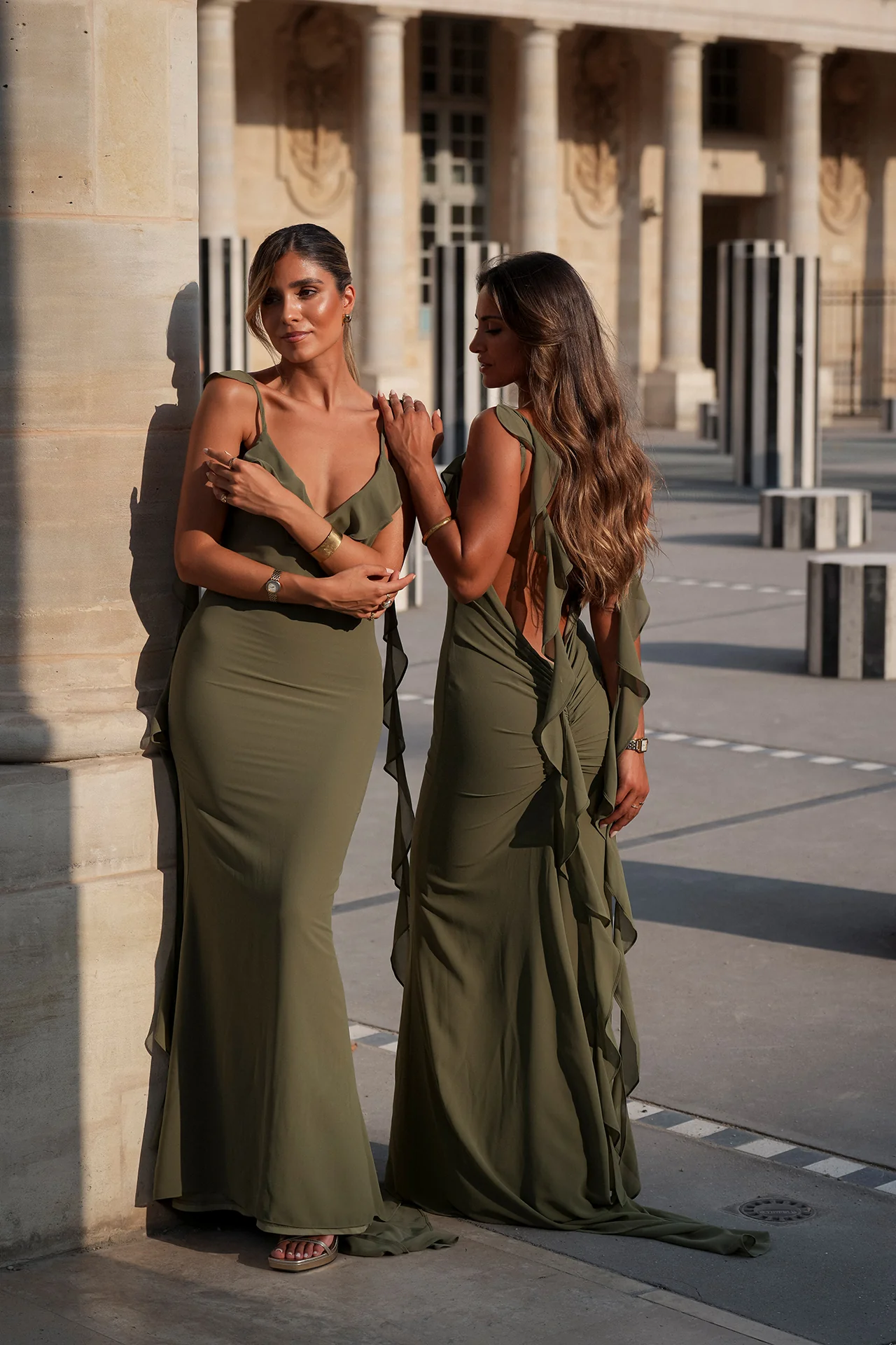 VESTIDO 'NURIAH' VERDE OLIVA - Image 4