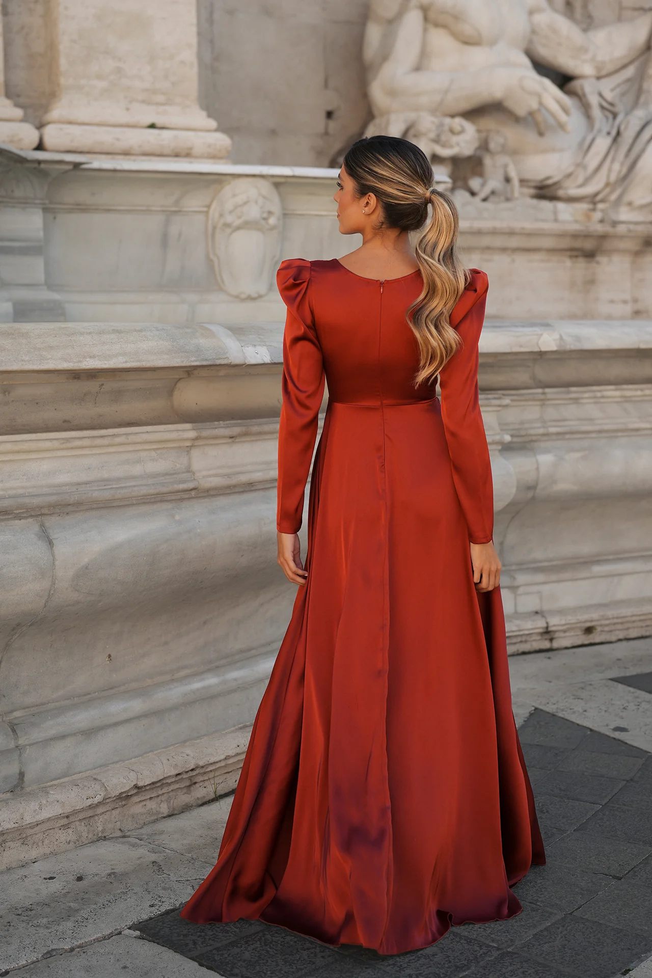 VESTIDO 'SAFIRA' TERRACOTTA - Image 3