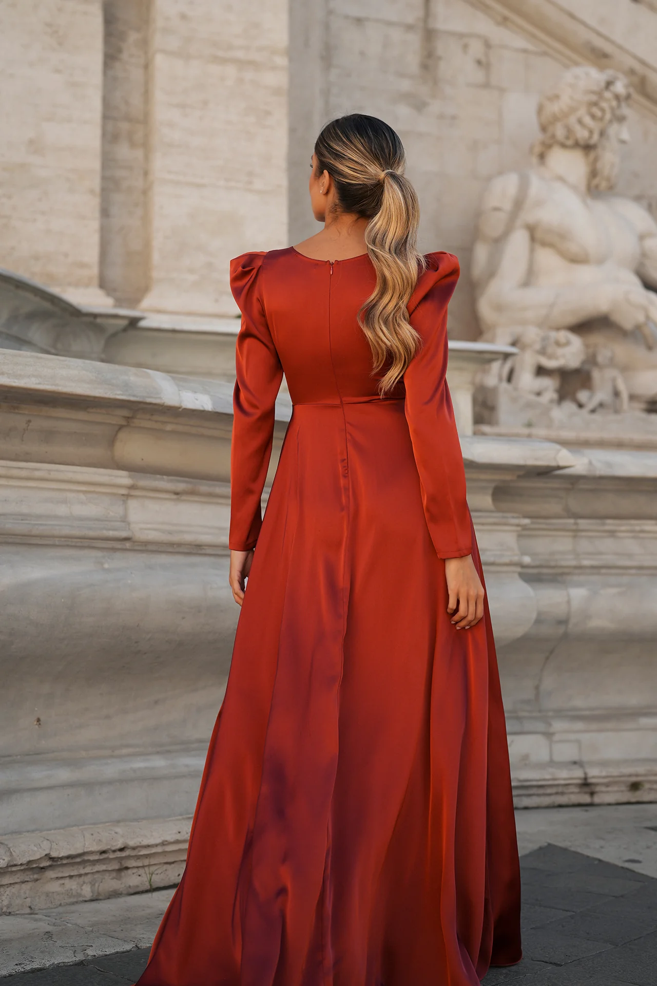 VESTIDO 'SAFIRA' TERRACOTTA - Image 6