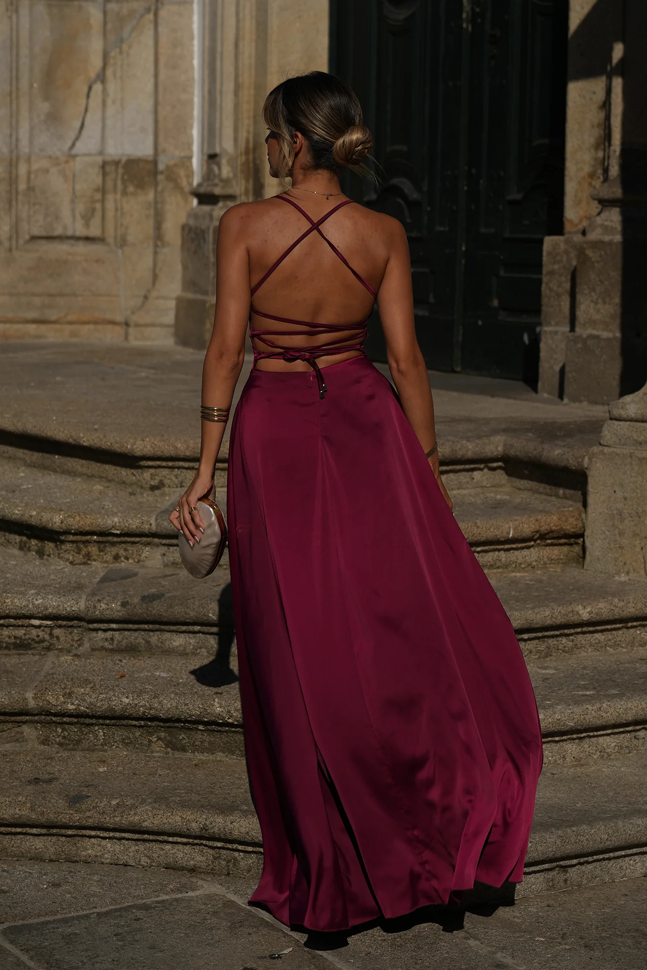 VESTIDO 'SAMANTHA' BORDÔ - Image 4