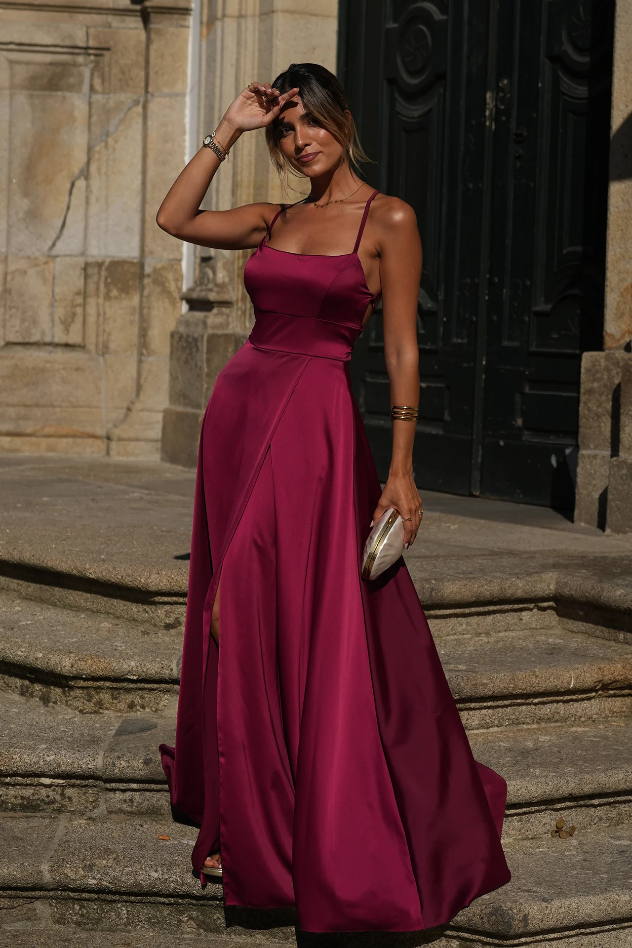 VESTIDO 'SAMANTHA' BORDÔ - Image 6