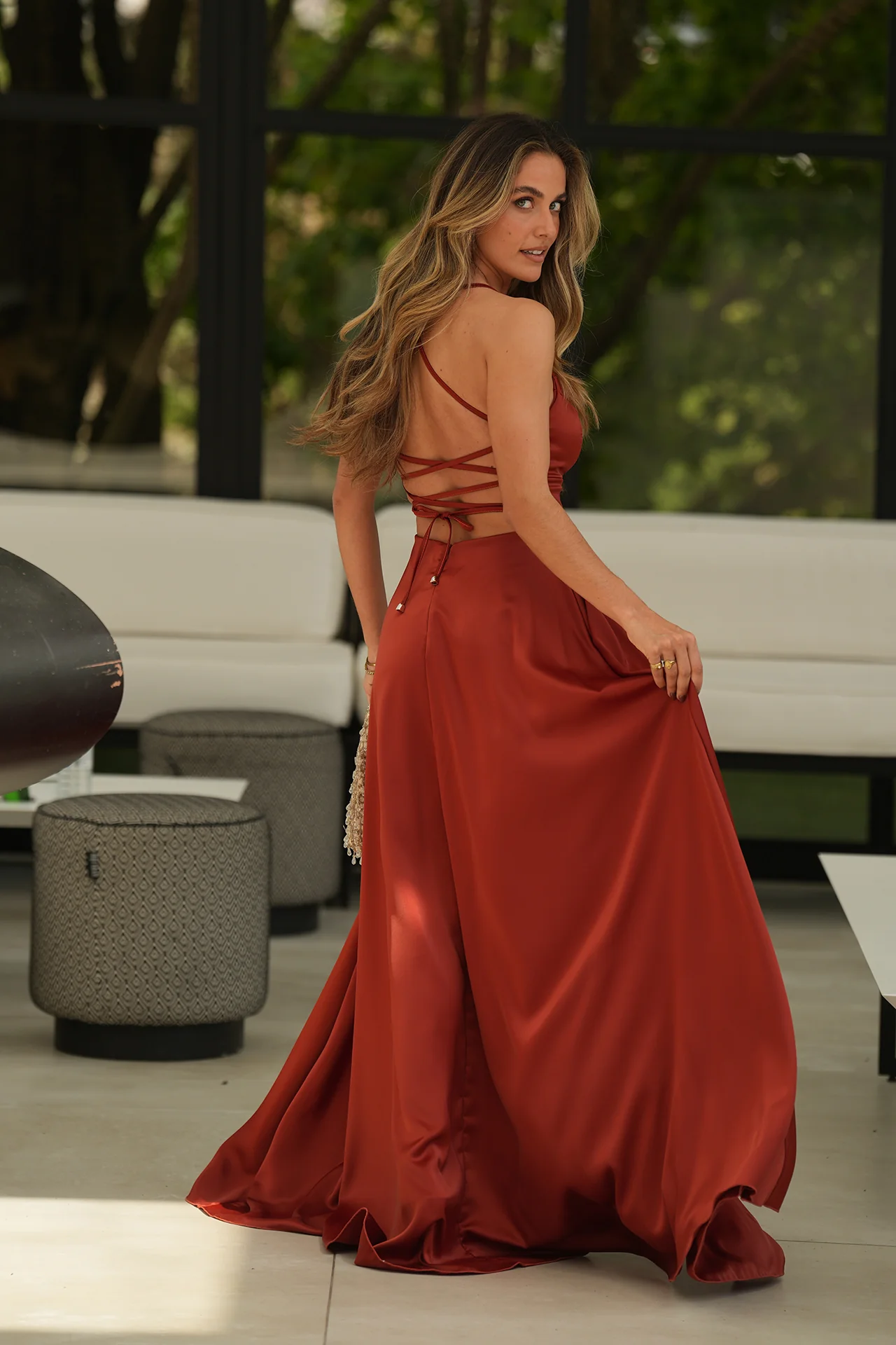 VESTIDO 'SAMANTHA' TERRACOTTA - Image 4