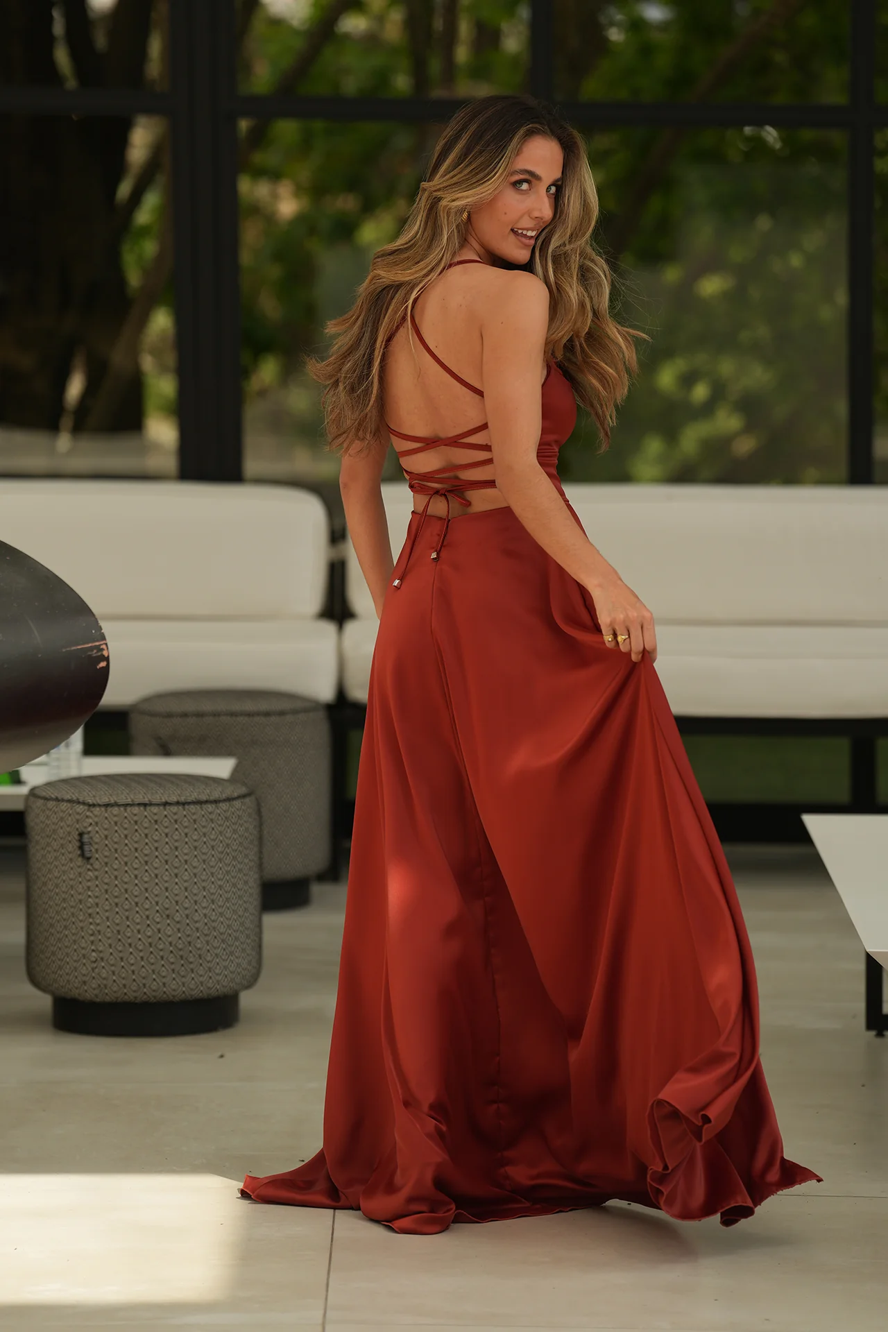 VESTIDO 'SAMANTHA' TERRACOTTA - Image 6