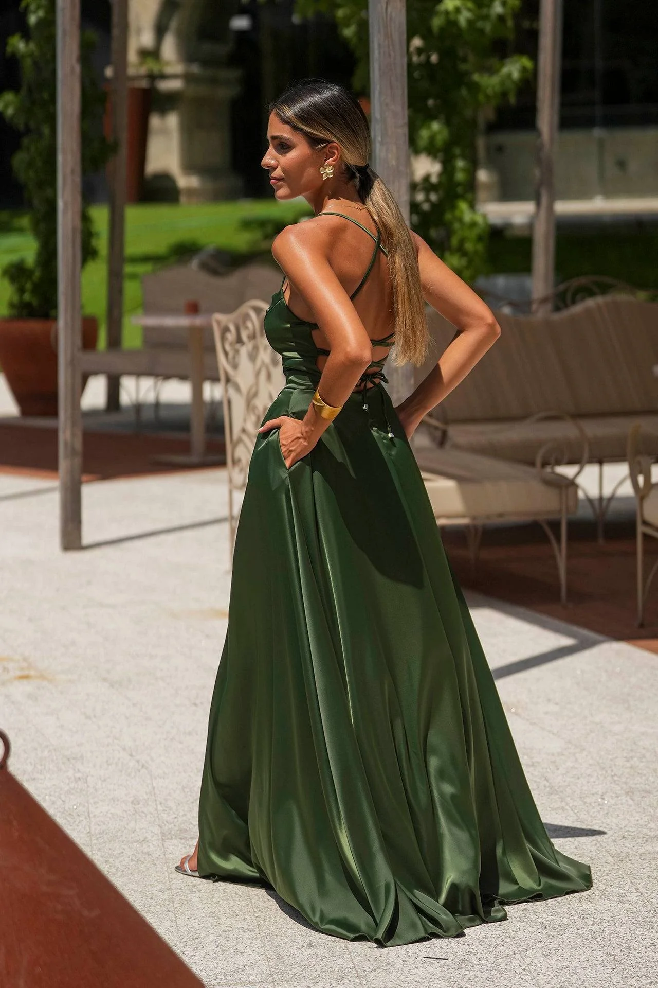 VESTIDO 'SAMANTHA' VERDE OLIVA - Image 6