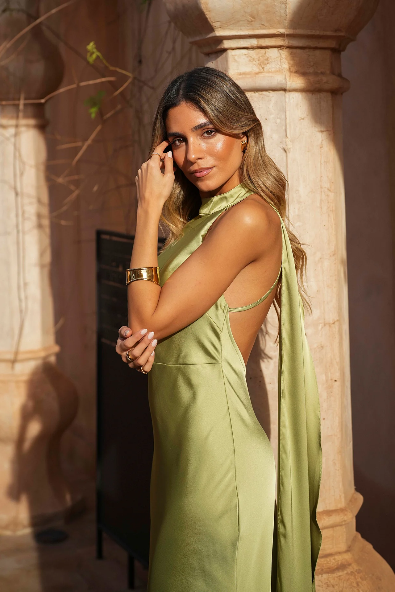 VESTIDO 'VERONA' VERDE AMÊNDOA - Image 8